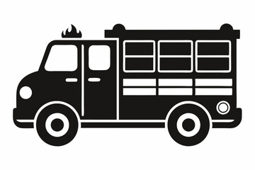 Fire Truck Outline Design