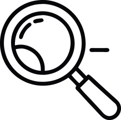 Modern Search Icon with Simple Design