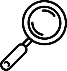 Modern Search Icon with Simple Design