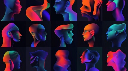 Team communication abstract concept vector illustration set. Meeting and brainstorm, online meetup, corporate presentation, creative ideas and solutions, teamwork, conference call abstract metaphors.