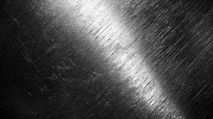 Metallic Surface with Grainy Texture and Scratches for High-Contrast Backgrounds in Design and Art Projects