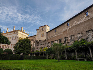 Fototapeta premium castle of buonconsiglio trento medieval town