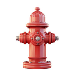 Fototapeta premium Red Fire Hydrant 