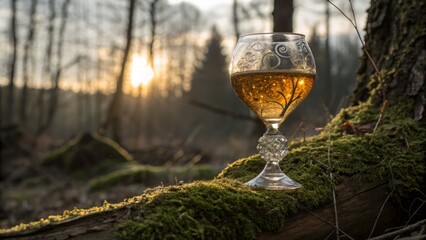 Elegant Weatherglass Still Life: Atmospheric Photography of Glass & Nature