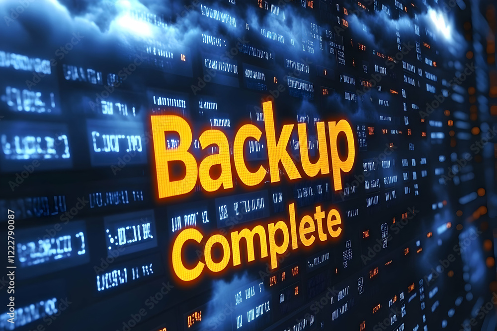 Poster cloud backup complete data security server