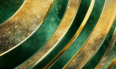 Green and gold background with a gold and green stripe running through it. The background is made up of a combination of green