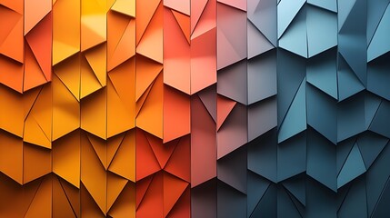 Obraz premium A background of evenly spaced triangles forming a seamless minimalist pattern.
