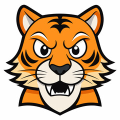 tiger head vector