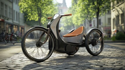 Innovative Electric Tricycle Designed for Eco-Friendly Urban Travel and Commuting
