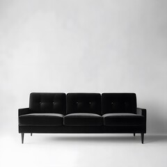 leather sofa in a room