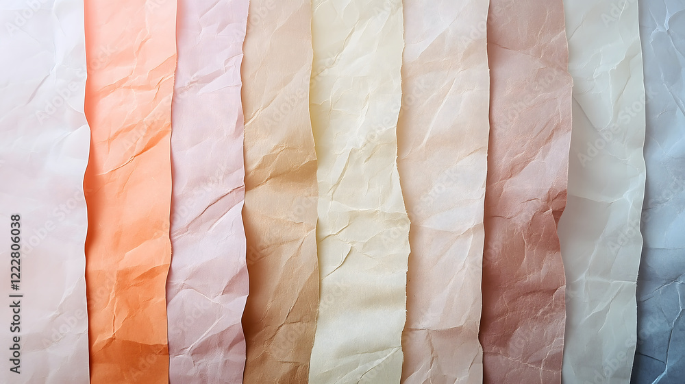 Aufkleber softly gradient texture background with gentle paper wrinkling