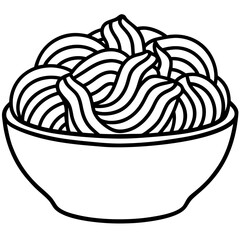 Linear Noodles Art Design