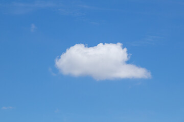 Blue sky background with tiny clouds, Nature cloud blue sky background, Blue Sky with Fluffy White Clouds on a Sunny Summer Day