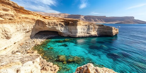 Obraz premium view from the top of the mountain