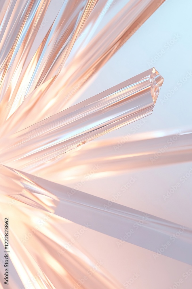 Poster abstract beams of light expand from a central point, creating a visual representation of collective 