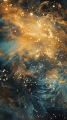 Obraz premium Galaxy coloring astronomy universe nebula.