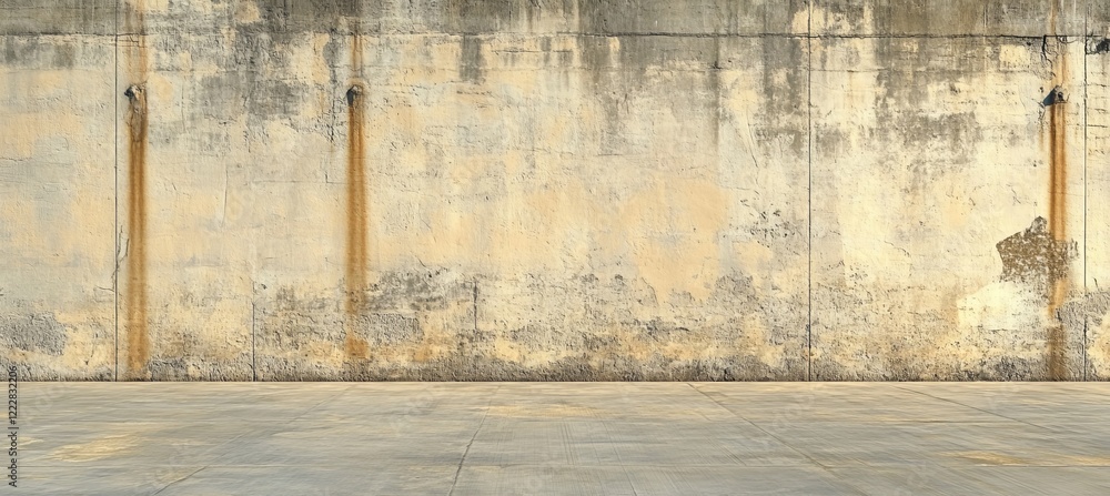 Poster grunge concrete wall texture. industrial background with copy space for text or image.