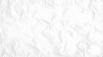 white crumpled and creased glued wrinkled paper poster texture background