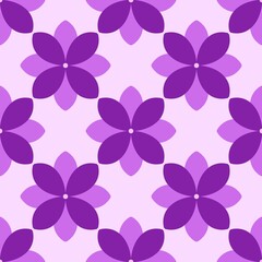 Fototapeta premium Seamless pattern of flower .Hand-drawn flower pattern. flower isolated pattern for background. Spring, summer, autum season concept, Easter, nature . Design for card, print, and cover