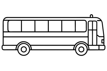 Modern Bus Vector Design
