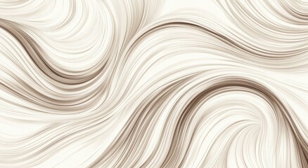 Abstract white background with an elegant, wavy pattern, suitable for a hair salon