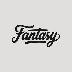 Fantasy Typography Stylish Vector Illustration Template - Magical and Dreamy Text Design for Background Wallpaper and Whimsical Fantasy Quotes