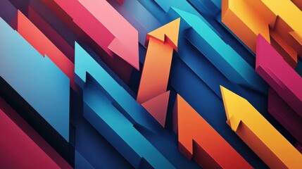 Naklejka premium Business trend abstract concept vector illustration. Choosing direction, small business trend analysis, partnership transformation, innovation implementation, marketing strategy abstract metaphor.