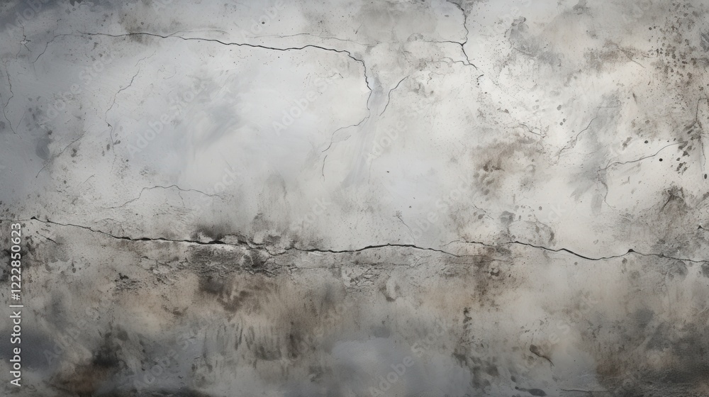 Aufkleber rough grunge concrete texture with cracks and distressed appearance for background and artistic desi