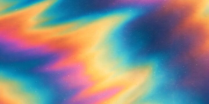 Abstract blurred grainy gradient background texture. Colorful digital grain dust soft noise effect pattern. Lo-fi multicolor vintage retro fluid colors. Nostalgia, vintage, 80s, 90s style synthase 