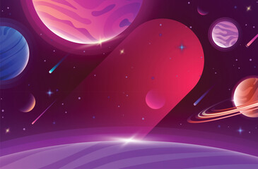  Gradient universe background