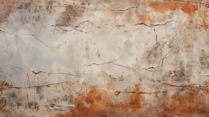 Old Grunge Plaster Texture with Cracks and Peeling Paint for Creative Backgrounds and Design Projects