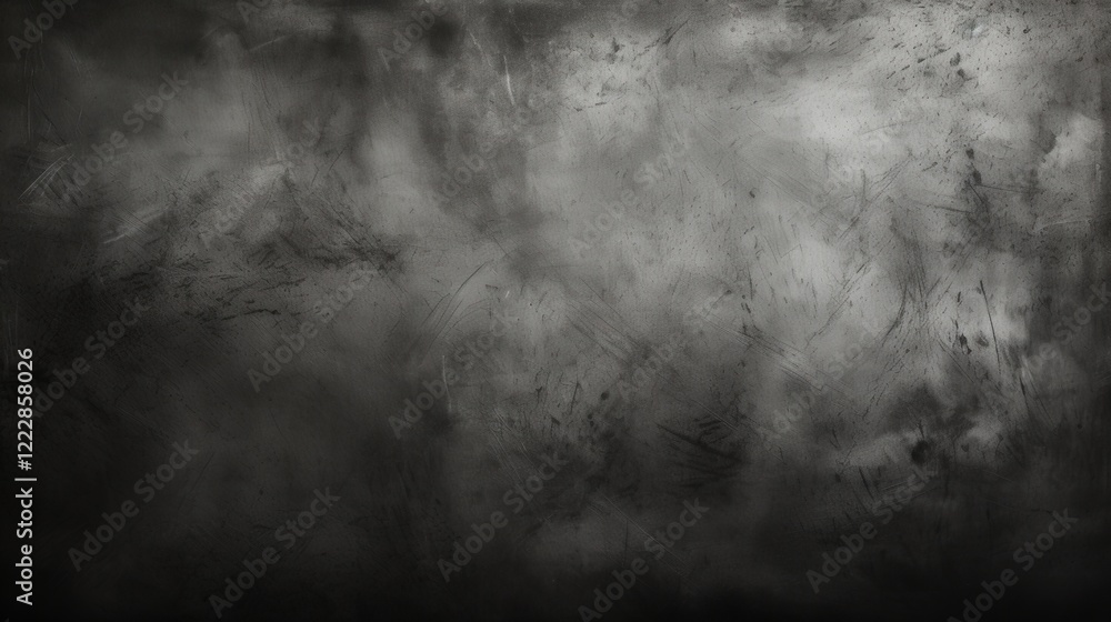 Poster vintage textured black surface with artistic chaotic elements for background and design use, ideal f
