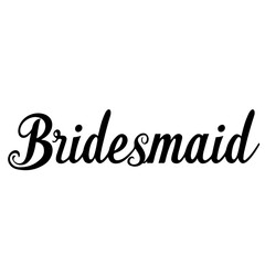 Bridesmaid vector