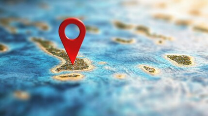 Detailed map of affected islands in the Pacific region, illustrating the geographical impact of recent natural events. Core concept: Visual representation of environmental changes and their localized