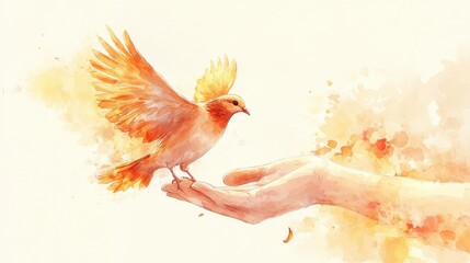 Fototapeta premium Dove Symbolizing Peace and Unity in Flight