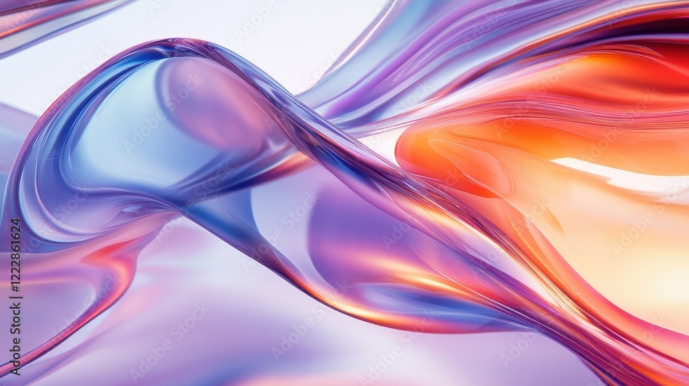Poster abstract visuals represent financial growth and tax efficiency as integral aspects of the evolving d