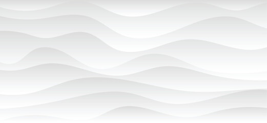 White abstract wavy texture. Modern light background with waves.