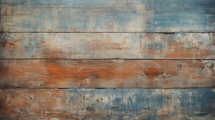 Scratched Encaustic Background with Grunge Effect in Blue and Brown Colors for Artistic and Vintage Decor Projects