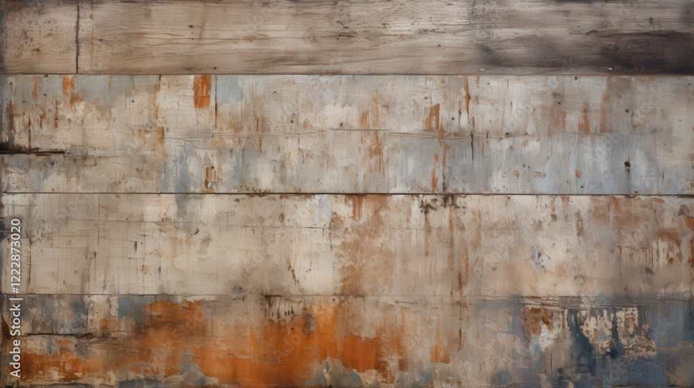 Poster abstract texture of scratched surface with encaustic and grunge elements showcasing muted tones of g