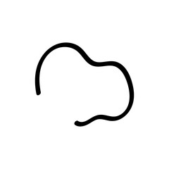 Abstract doodles element stock. Abstract arrows, ribbons and other elements in hand drawn style for concept design. Doodle illustration. Vector template for decoration. Funny comic character art