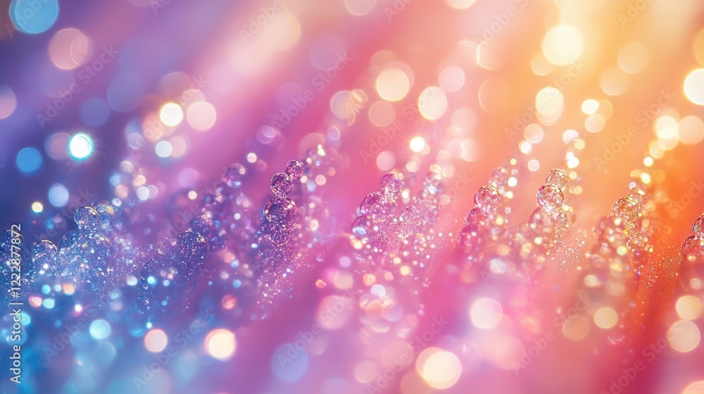 Poster colorful abstract background with rays of light creating a soft dreamy atmosphere, ideal for artisti