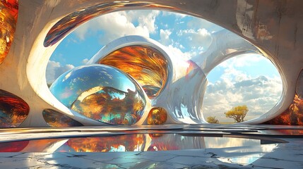 Futuristic Alien Architecture