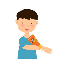 mosquito carrier of dengue fever concept