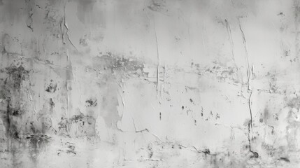 Fototapeta premium Distressed White Grunge Texture of an Old Wall Showing Unique Cracks and Imperfections for Background Use in Various Creative Projects