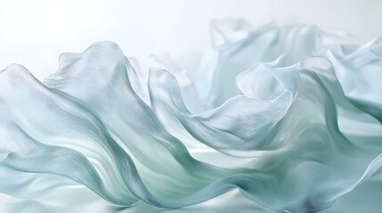 Obraz premium Abstract Ocean Waves with Seaweed Textures