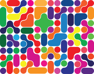 The abstract painting can be used as wallpaper or any background