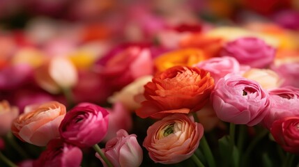 A close-up of a dynamic arrangement of mixed flower types showcases soft and romantic colors, inviting emotions of joy and wonder in a natural setting.