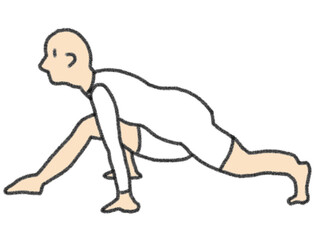 silhouette of a person yoga pose