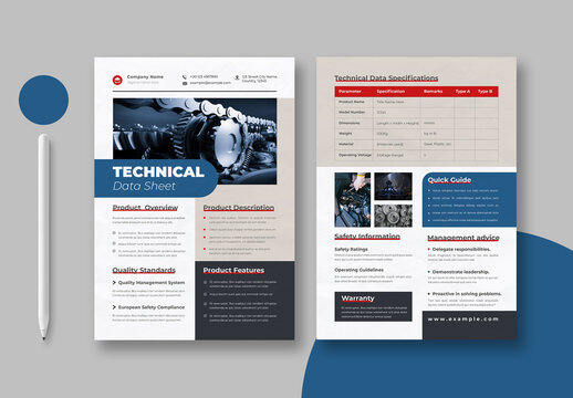 Technical Data And Product Sheet