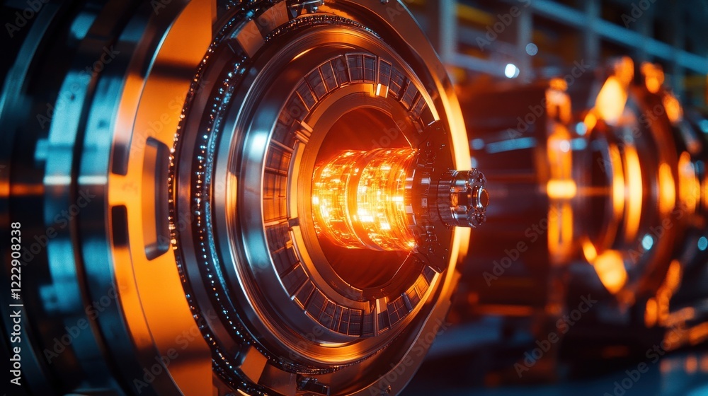 Poster scientific insights from particle accelerator experiment setup in high-energy physics